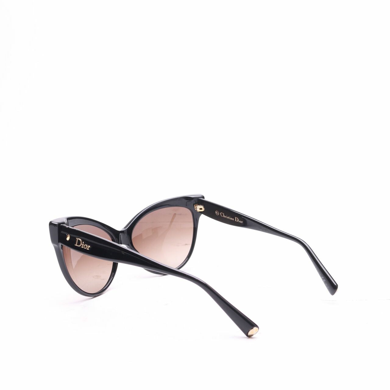 Christian Dior Black Acetate Mohotani Sunglasses