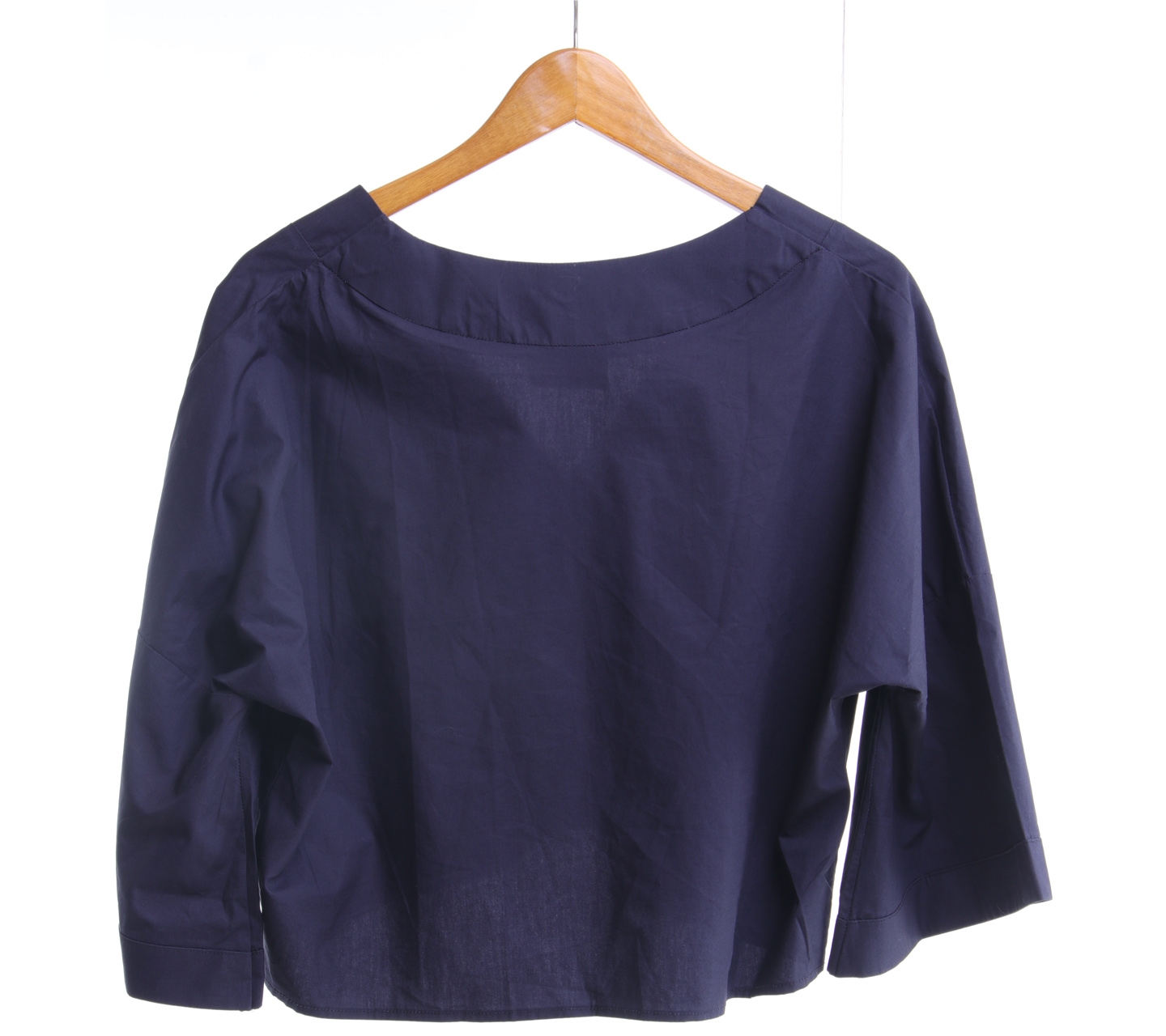 BORA Collection Dark Blue V-Neck Blouse