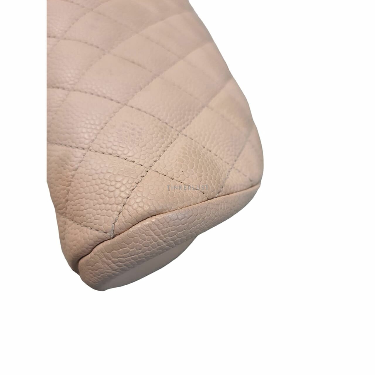 Chanel Beige Quilted Leather Timeless Clutch SHW #14 