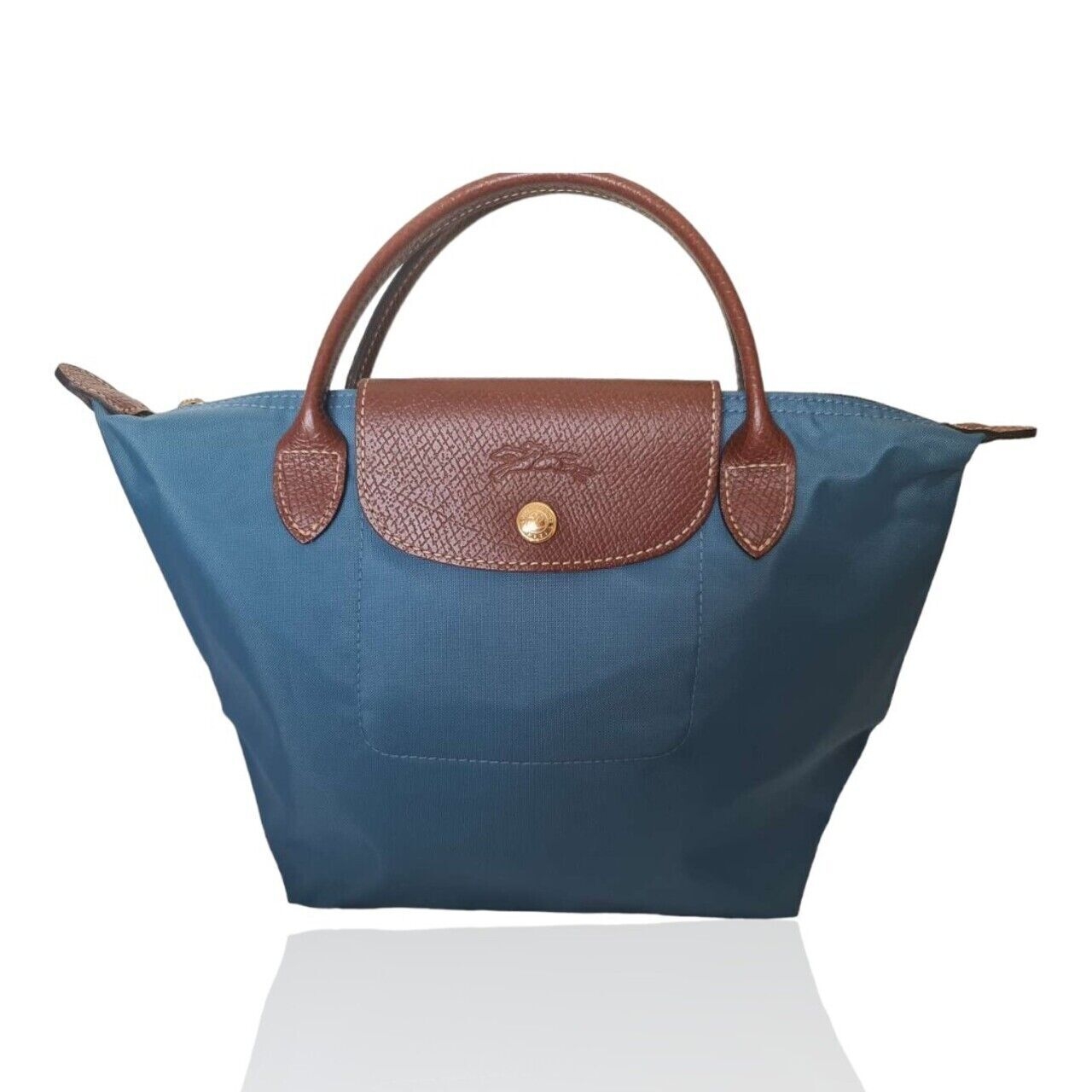 Longchamp Le Pliage Blue Tote Bag