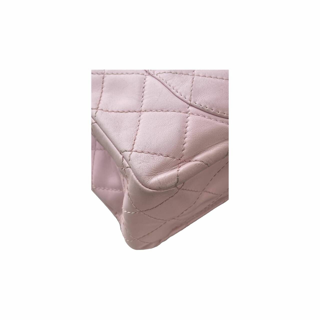 Chanel Reissue Pink SHW Double Flap Shoulder Bag