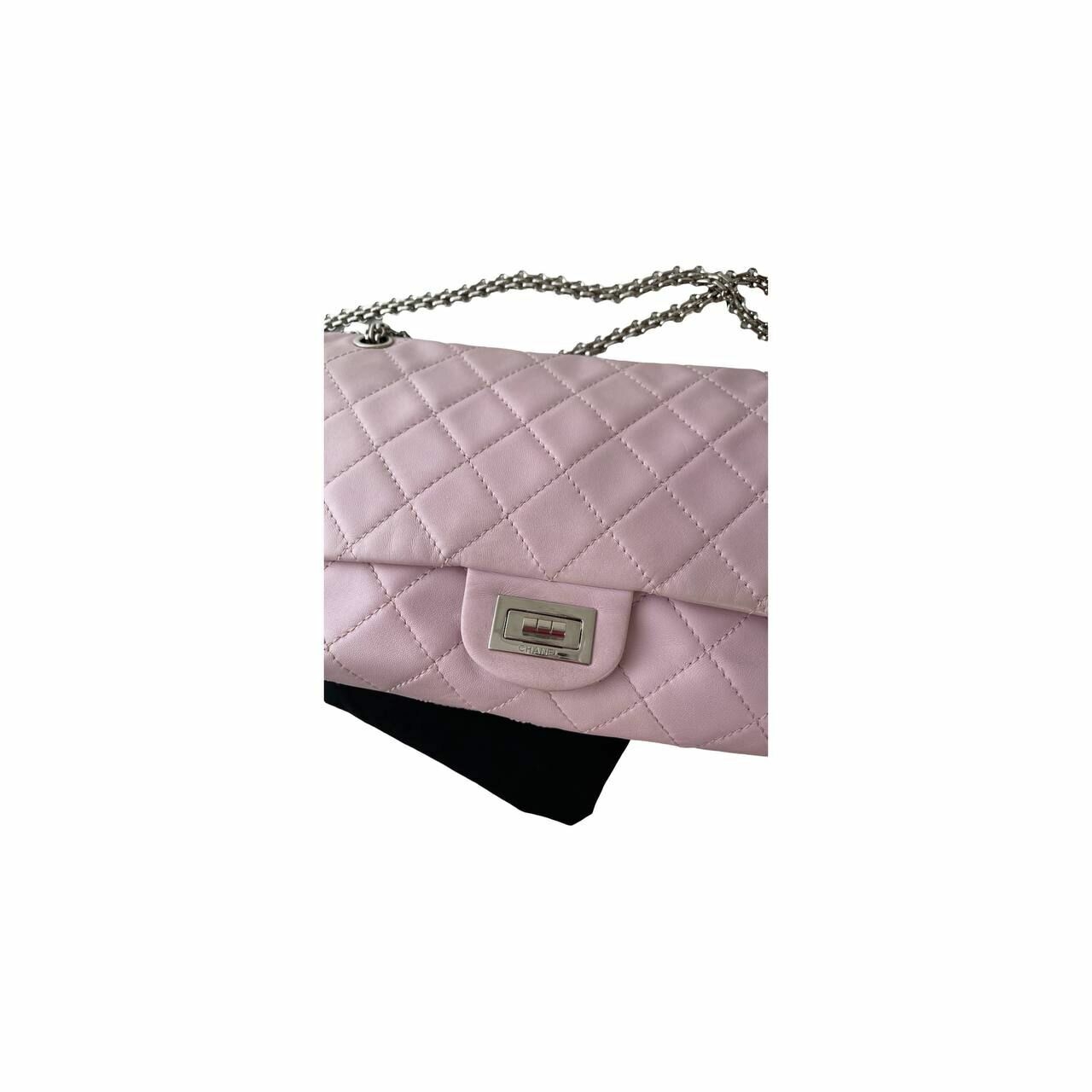 Chanel Reissue Pink SHW Double Flap Shoulder Bag