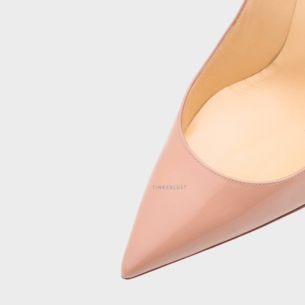 Christian Louboutin Kate Pumps 100mm in Nude Patent Heels