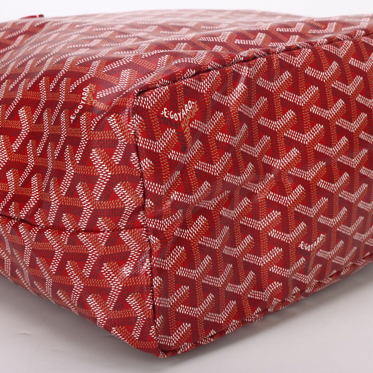 Goyard St Louis PM Tote Red