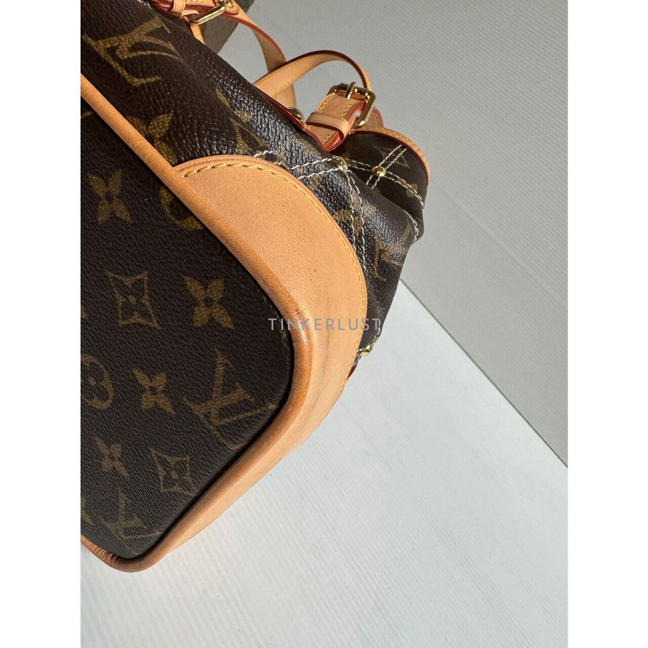 Louis Vuitton Rivet Brown Monogram Canvas 2007 Shoulder Bag