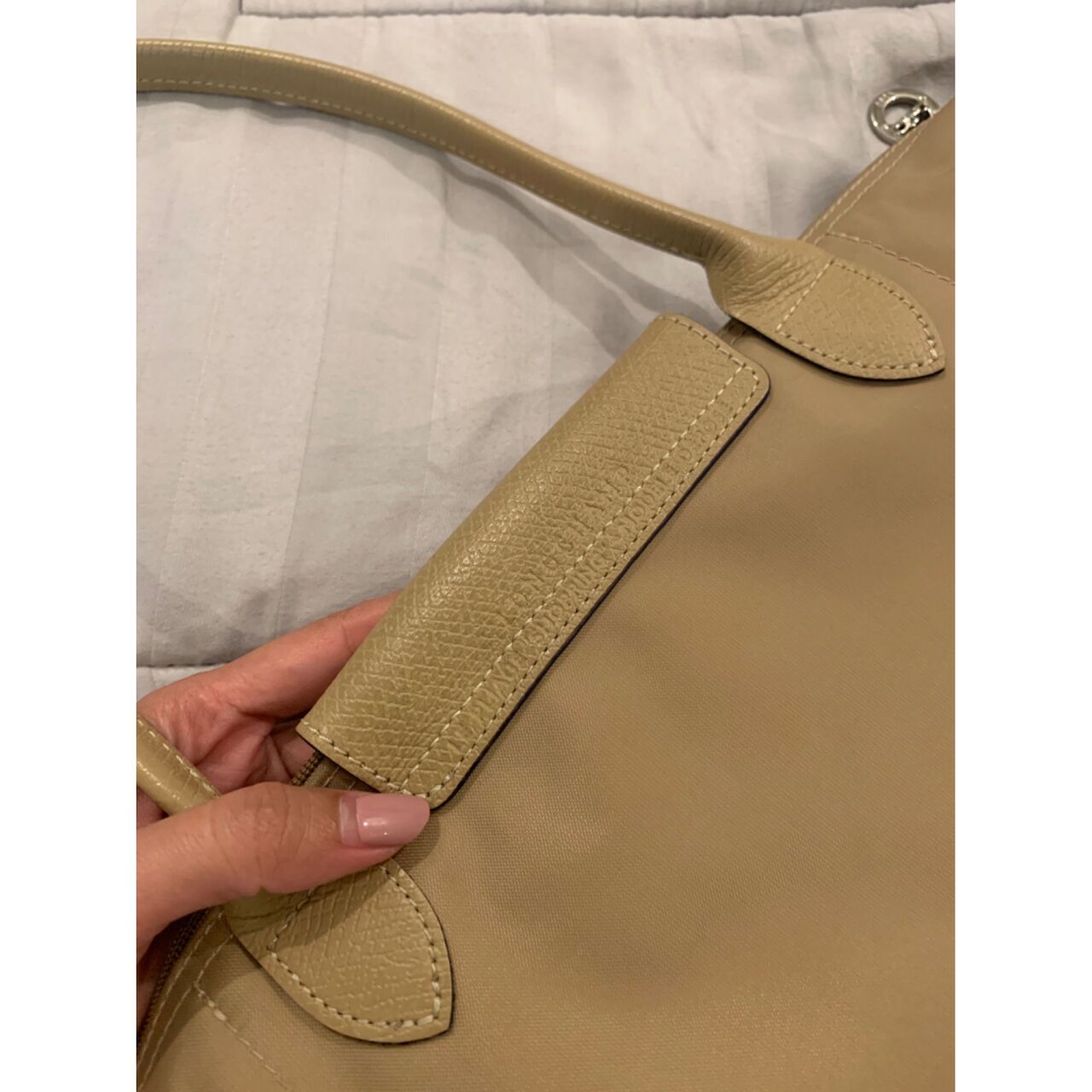 Longchamp Beige Tote Bag