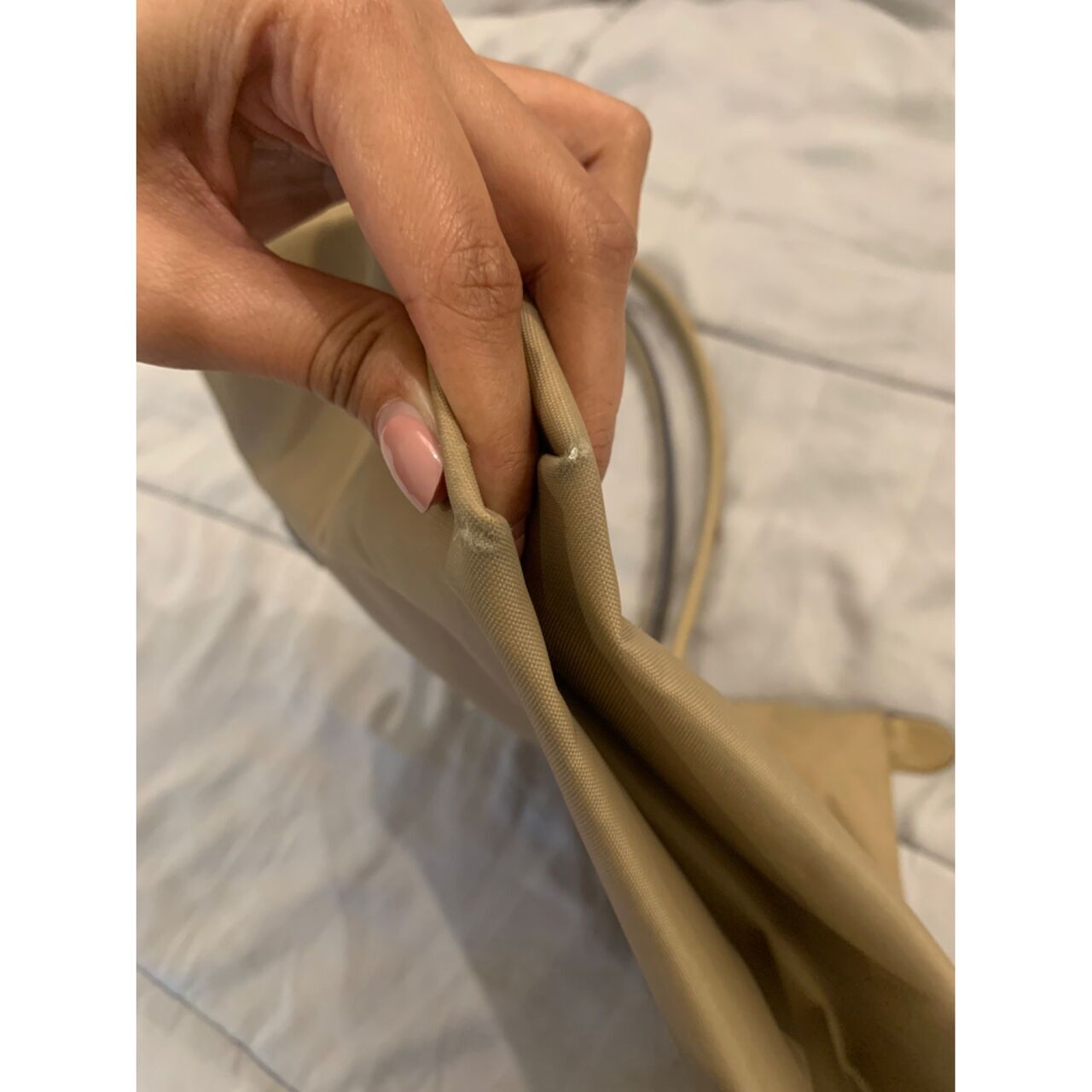 Longchamp Beige Tote Bag