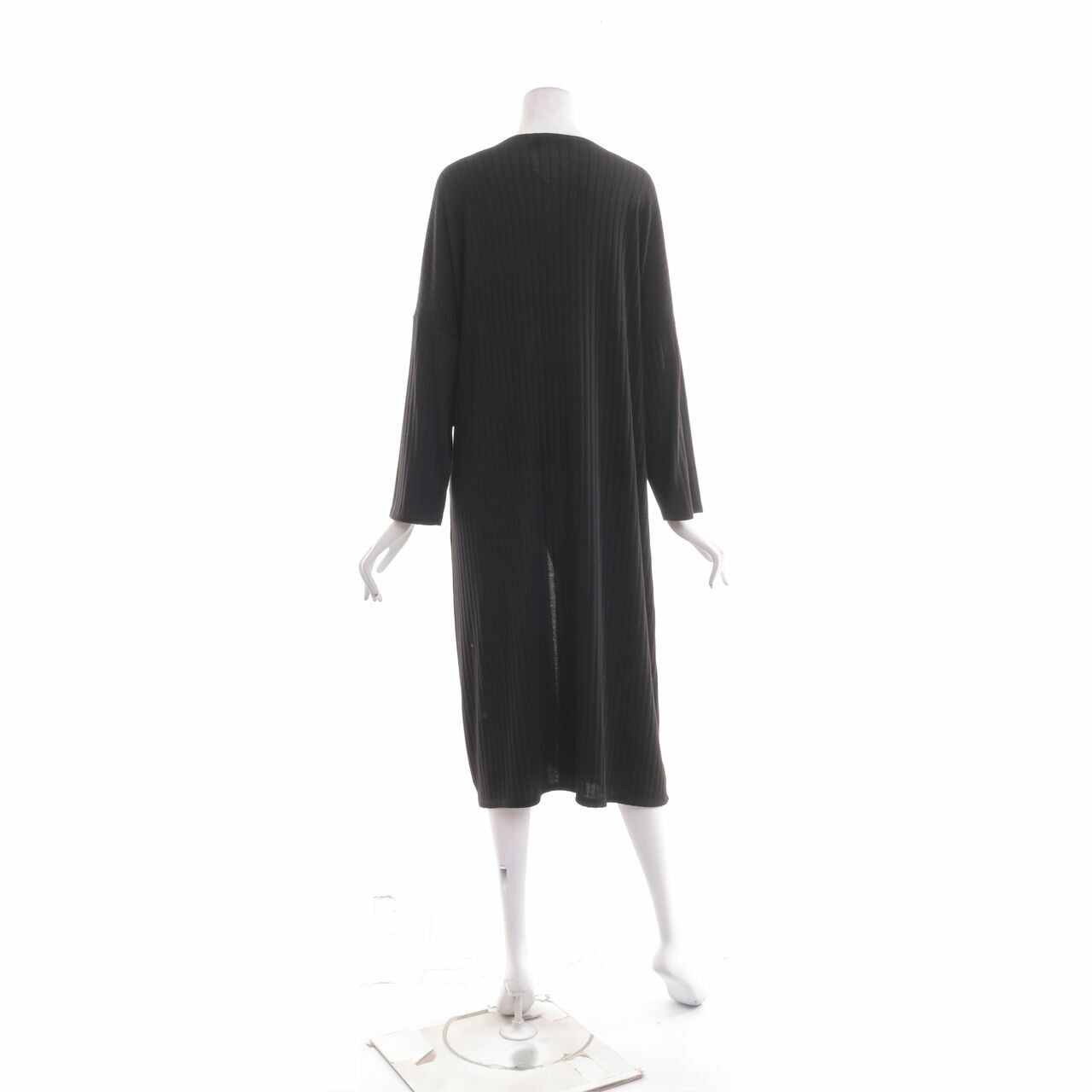 Mango Black Long Cardigan