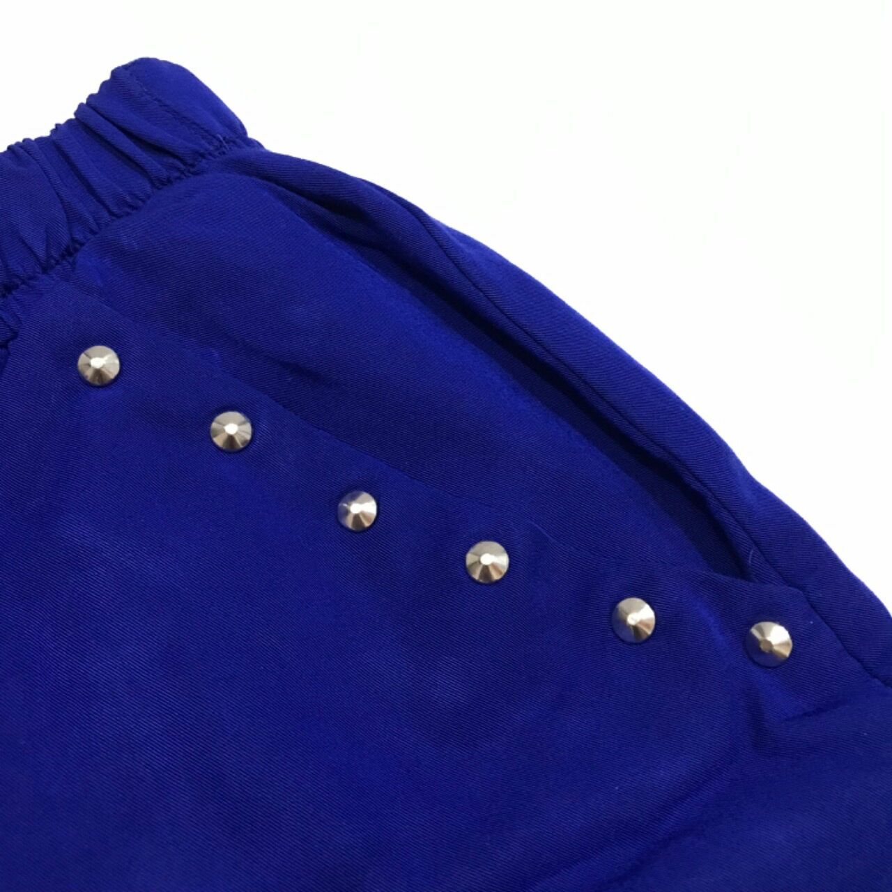 Pull & Bear Blue Stud Skirt