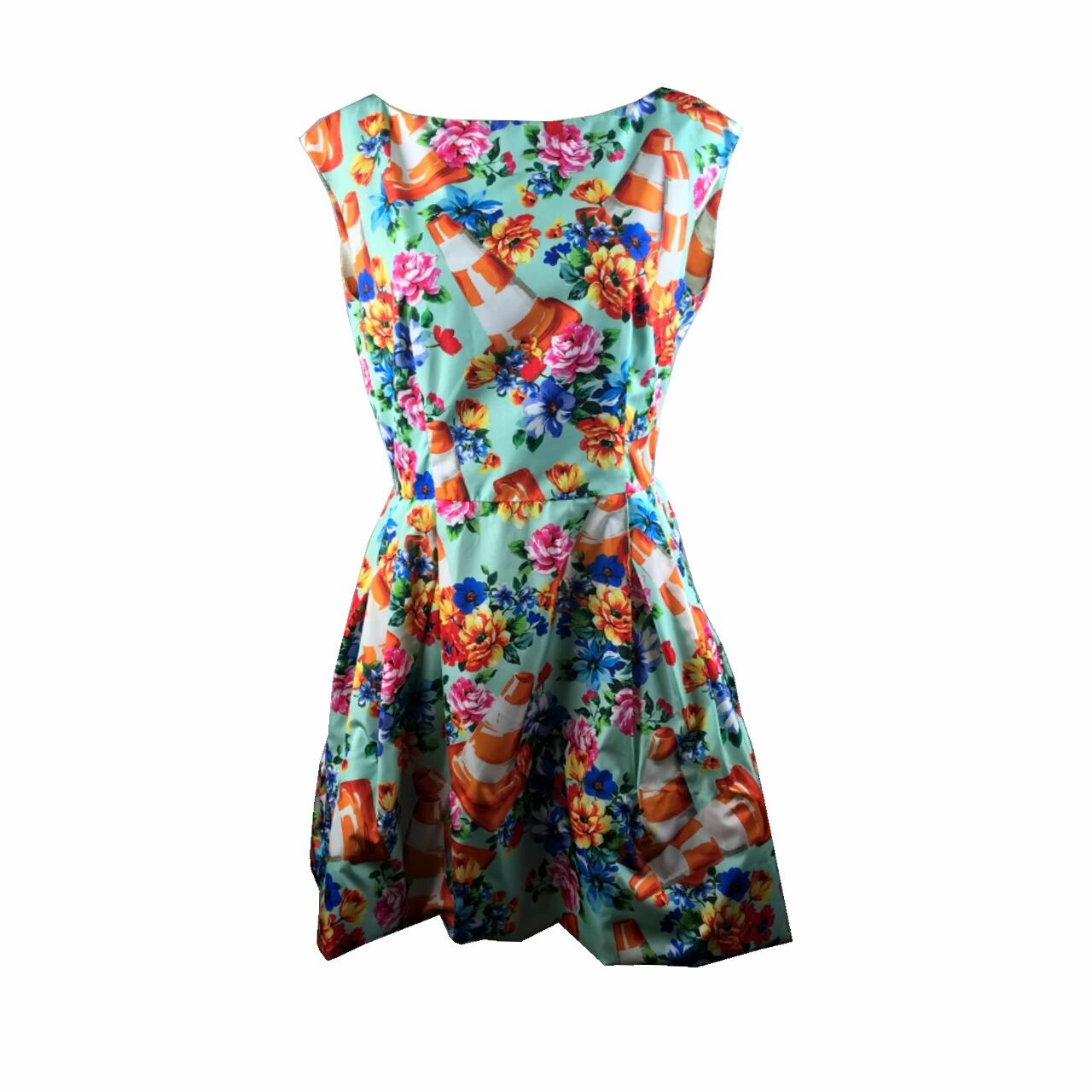 Moschino Multi Floral Midi Dress