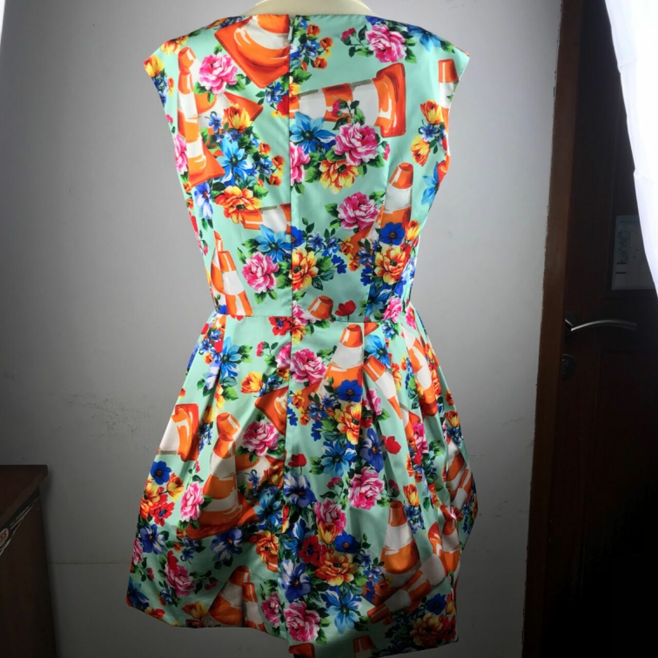 Moschino Multi Floral Midi Dress