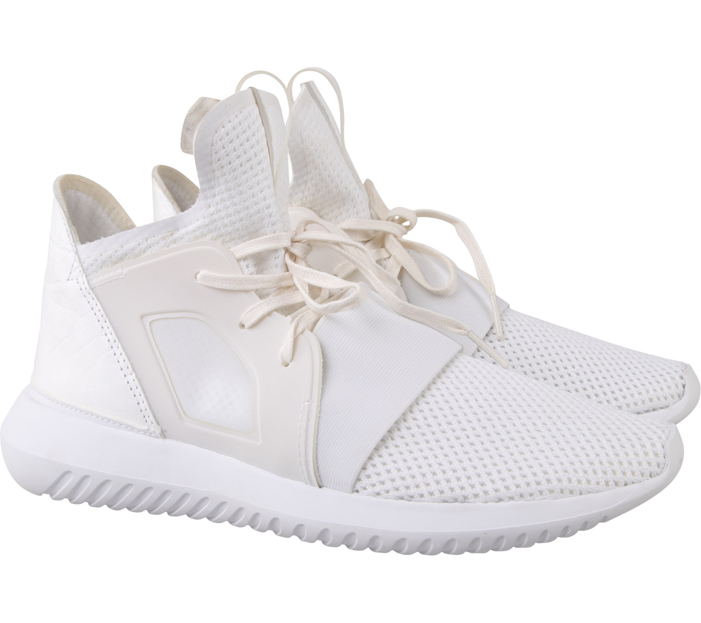 Adidas White Tubular Defiant Sneakers