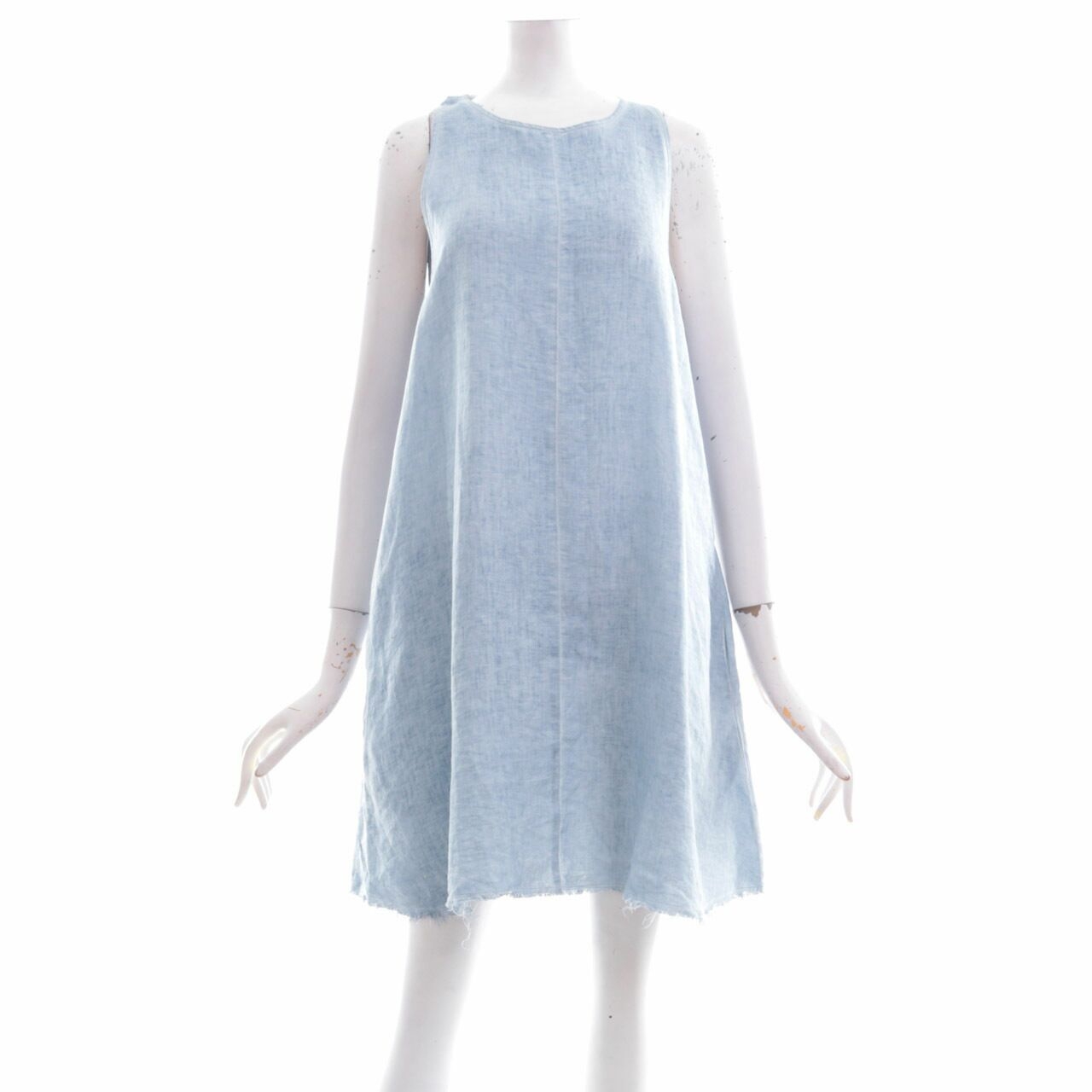 Zara Blue Washed Mini Dress