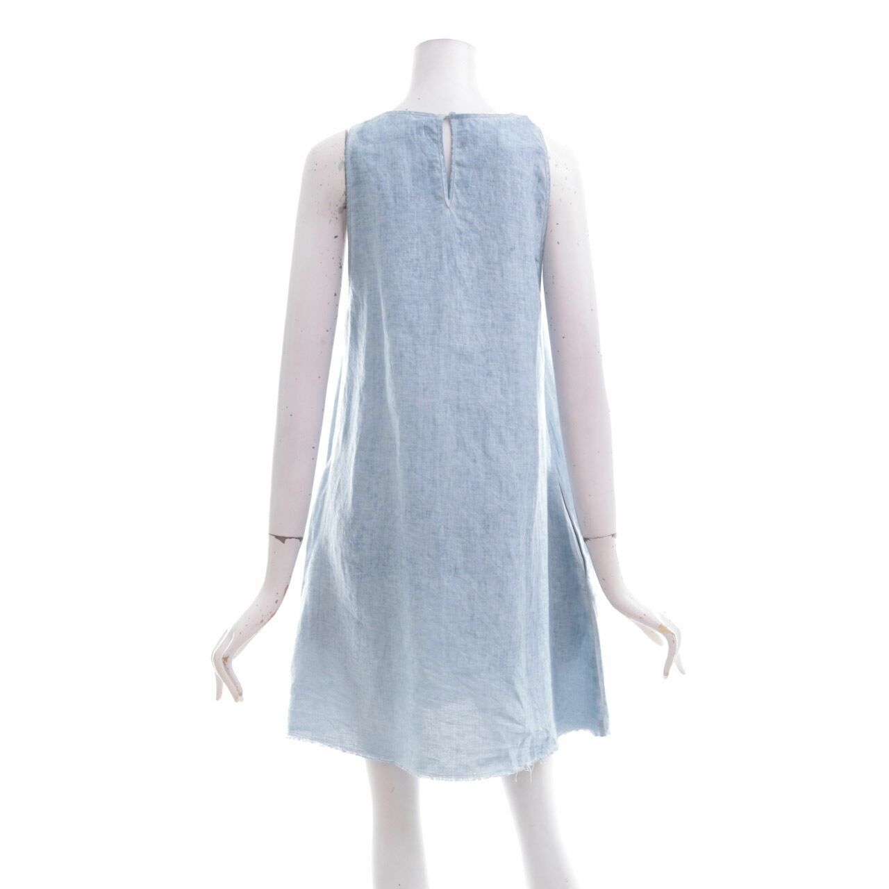 Zara Blue Washed Mini Dress