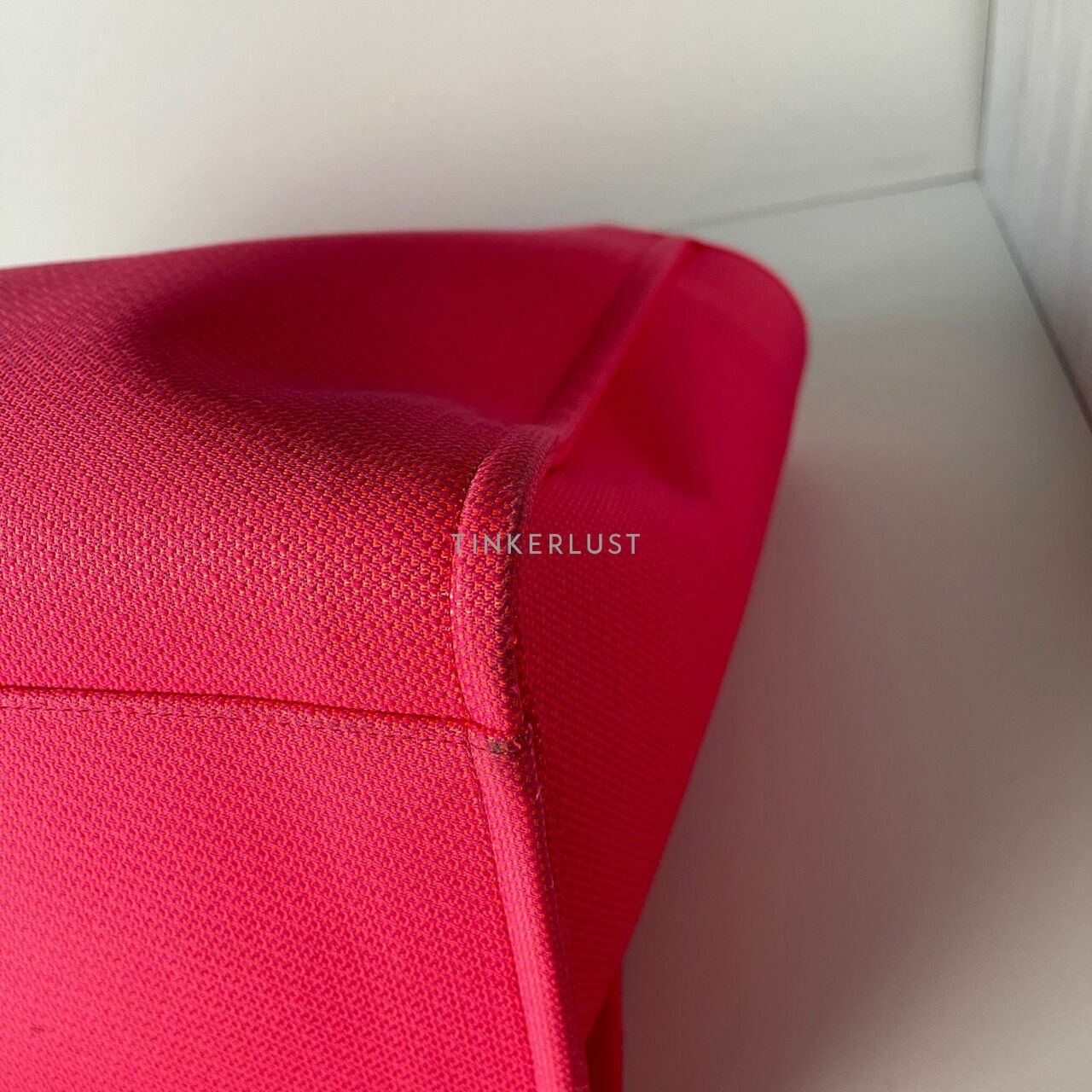 Chanel Deauville Large Top Handle Pink Neon #31