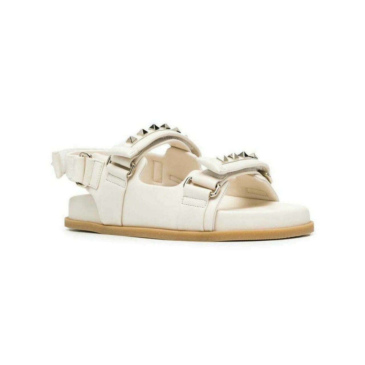 Rockstud Dad Sandal Light Ivory