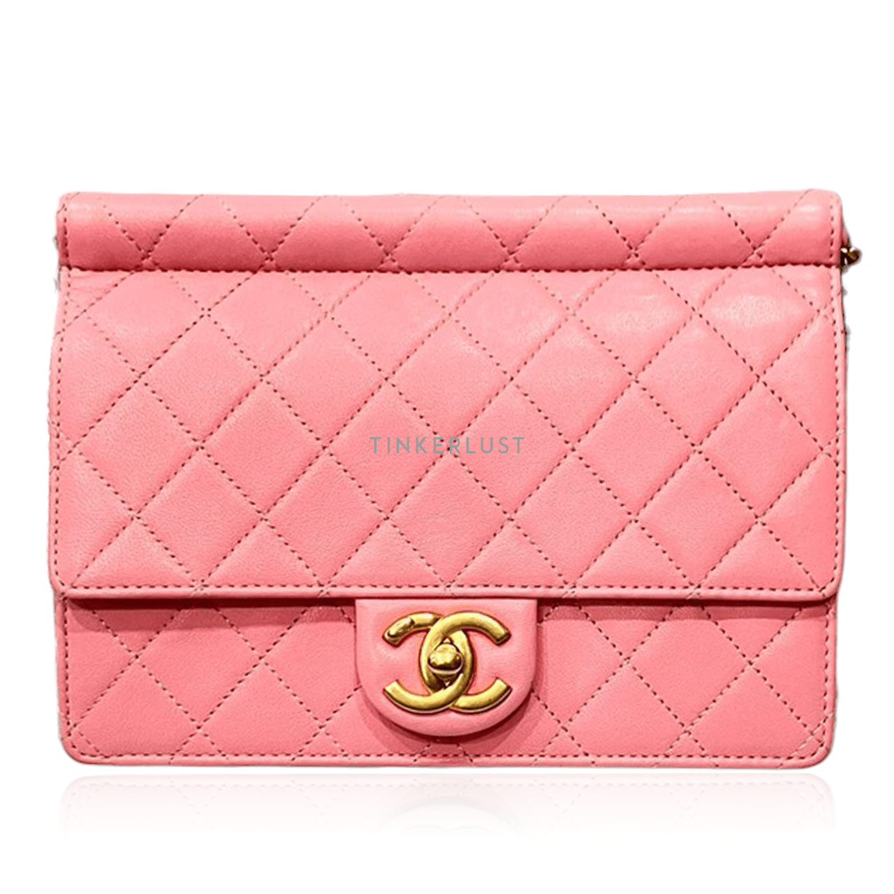 Chanel Chic Pearl Pink Quilted #27 GHW Sling Bag