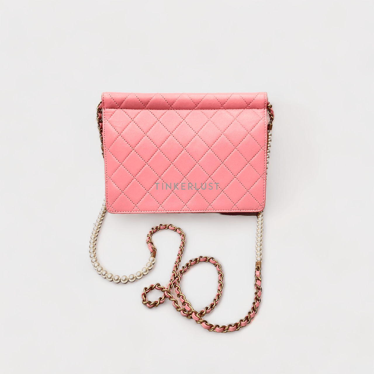 Chanel Chic Pearl Pink Quilted #27 GHW Sling Bag