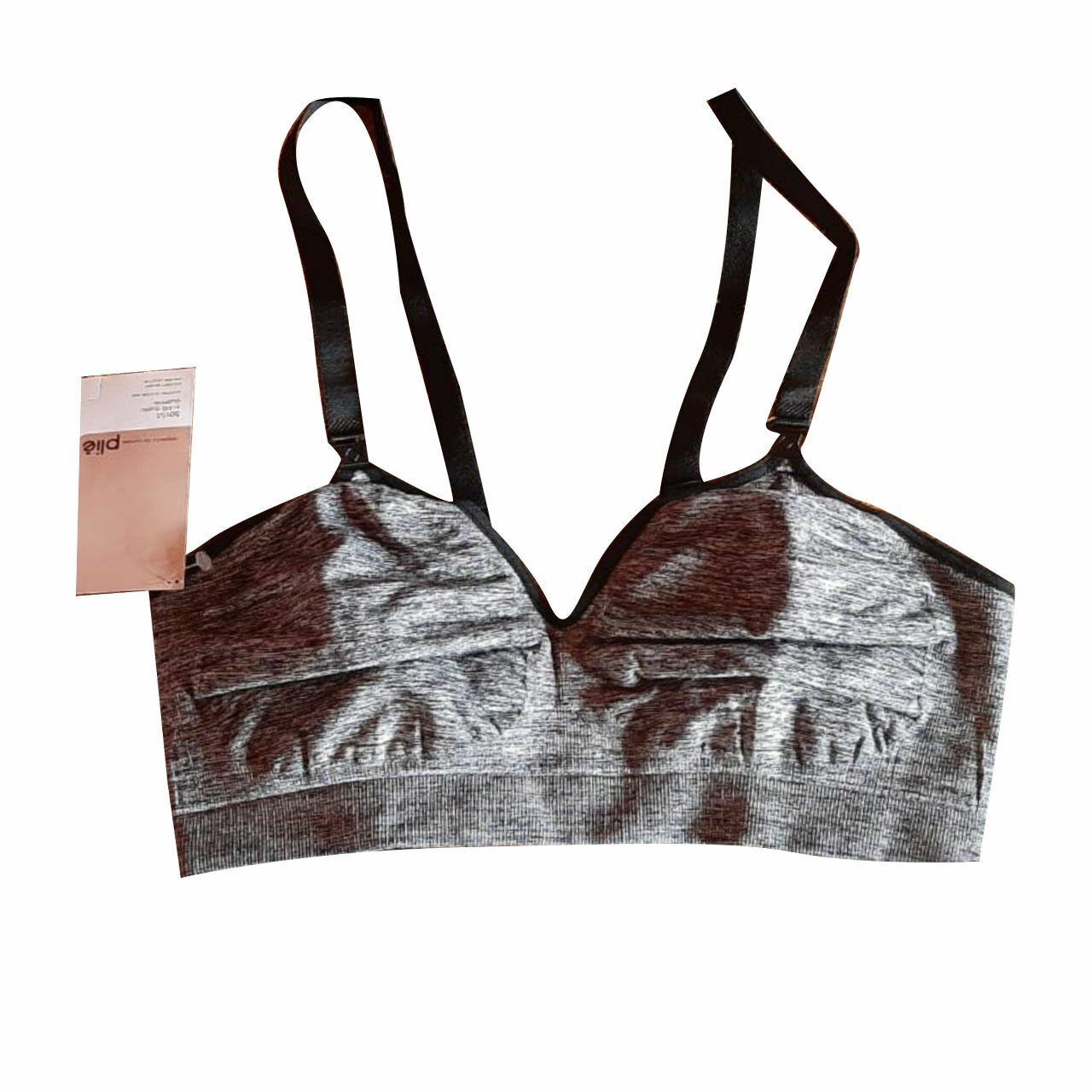 Plie Indonesia Grey Sport Bra Sleeveless