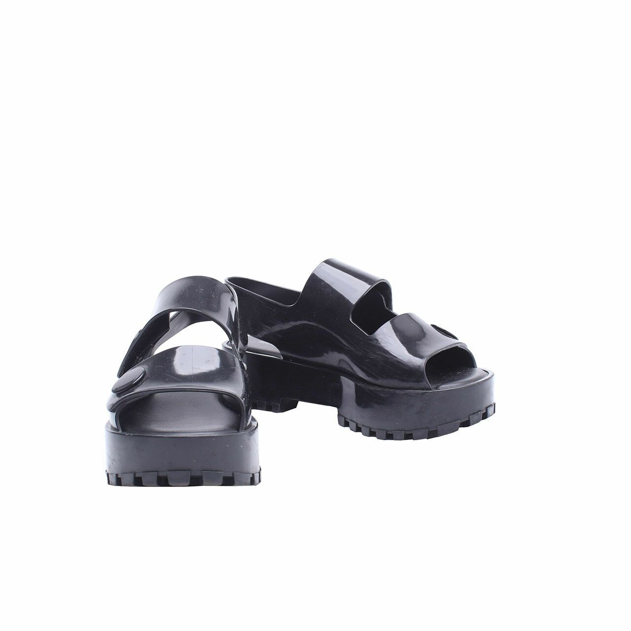 Melissa Black Strap Sandals