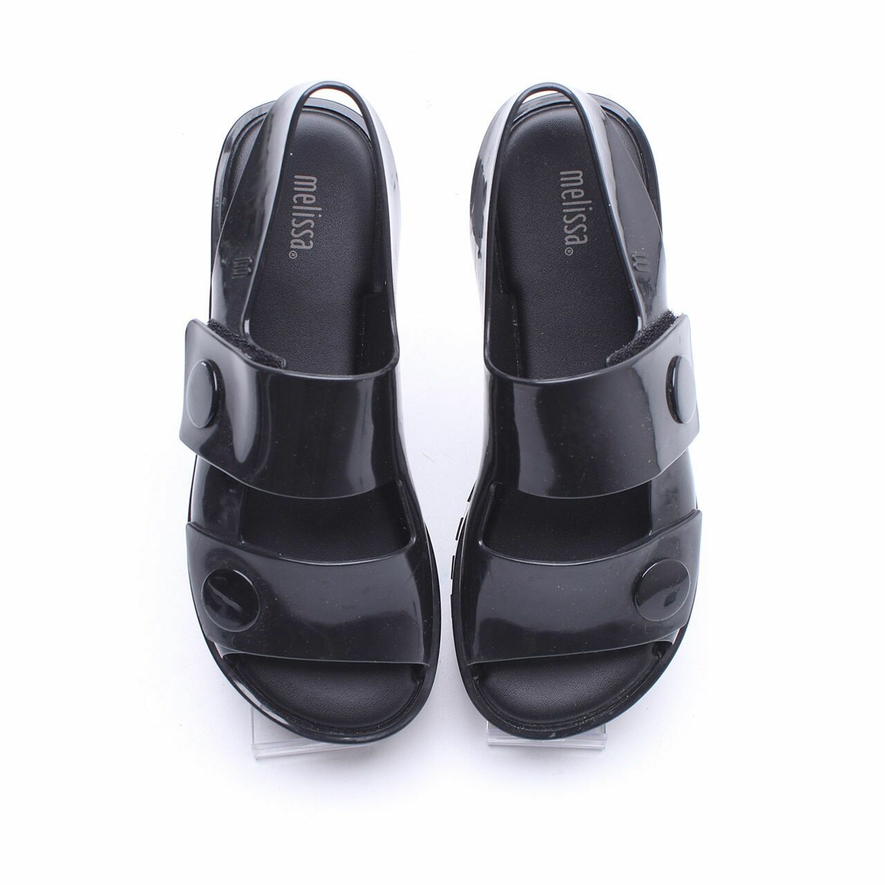 Melissa Black Strap Sandals