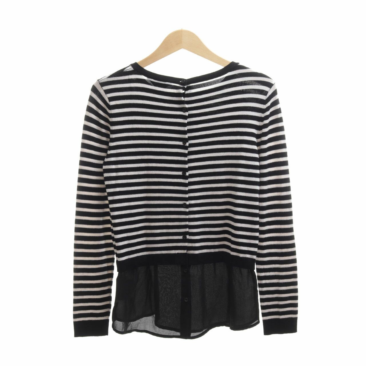 Max Black & White Stripes Blouse