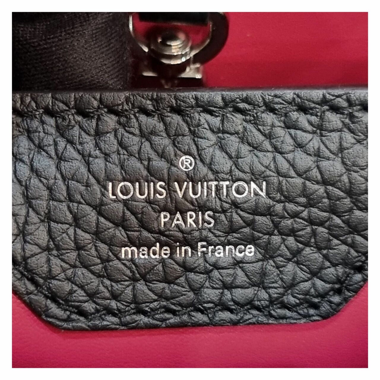 Louis Vuitton Capucines PM Black Top Handle Python 2013 Satchel