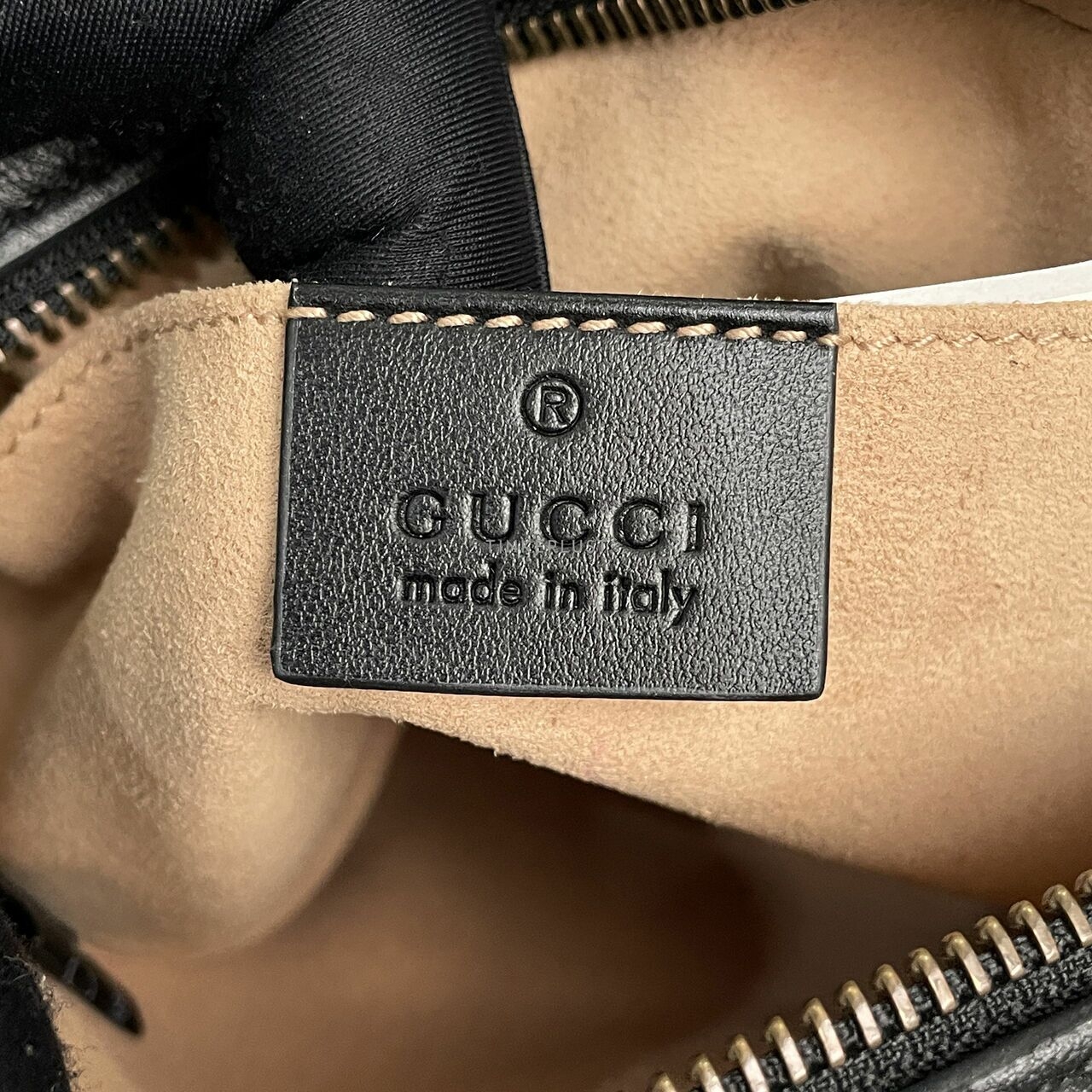 Gucci Matelasse Mini GG Marmont Black Calfskin GHW Chain Sling Bag