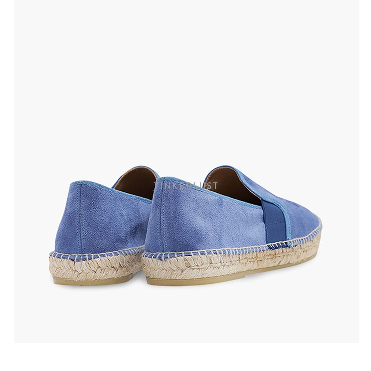 Kenzo Men Tiger Espadrilles Blue Suede Sneakers