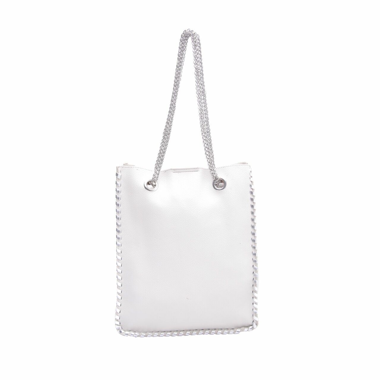 Zara Off White Tote Bag