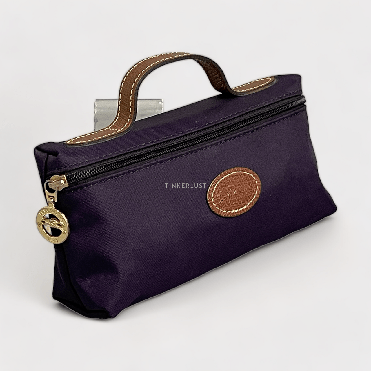 Longchamp Dark Purple Pouch 