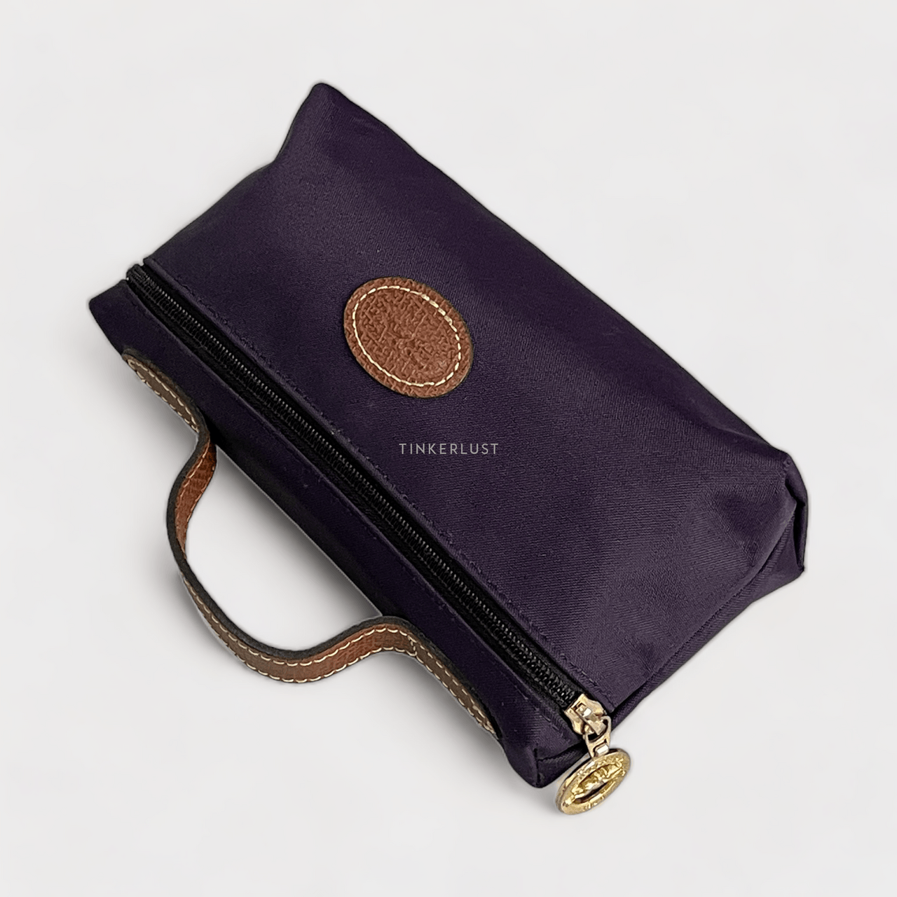 Longchamp Dark Purple Pouch 