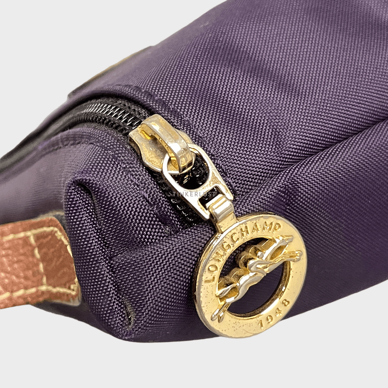 Longchamp Dark Purple Pouch 