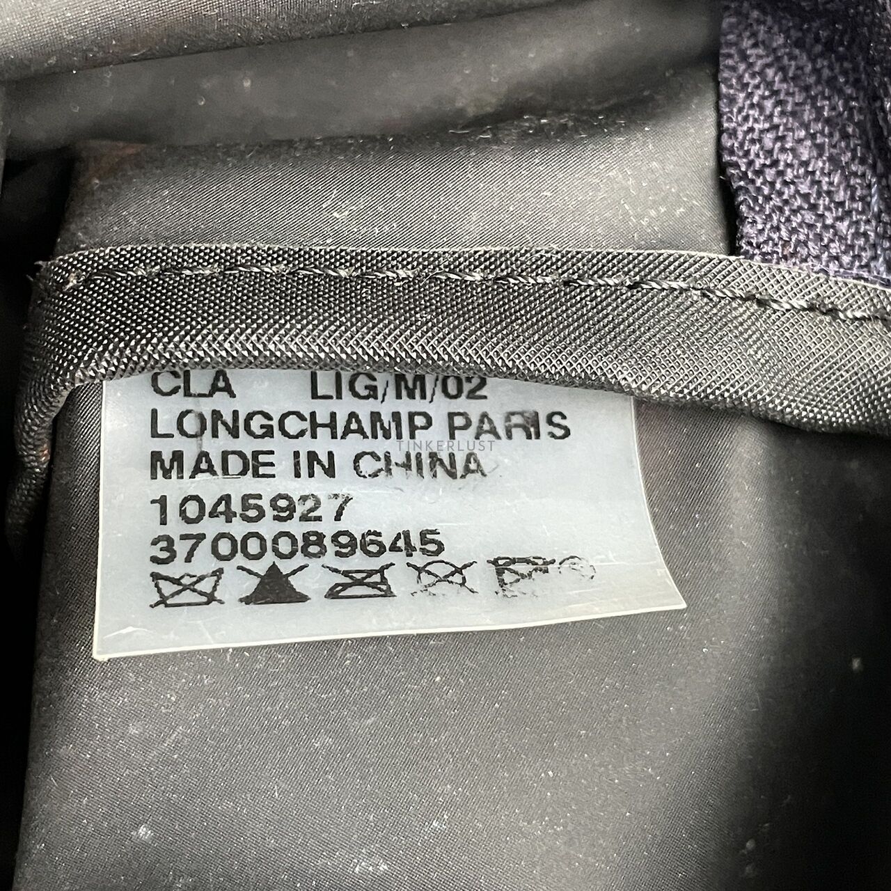 Longchamp Dark Purple Pouch 