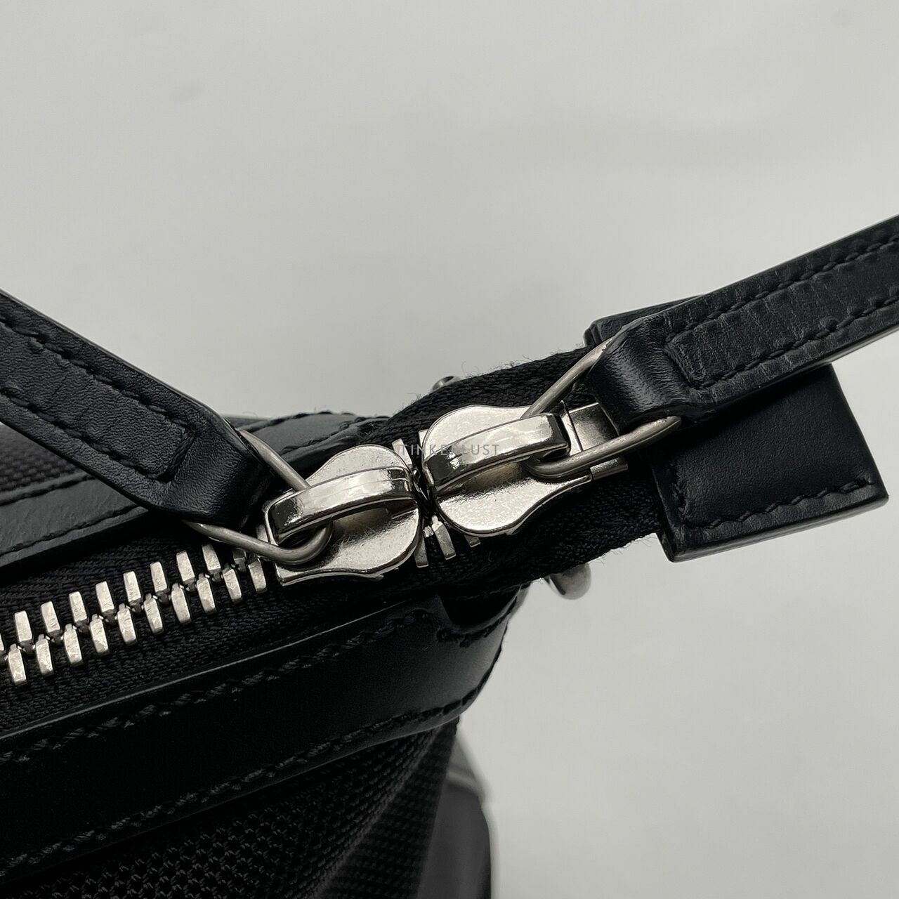 Gucci Nylon Black Top Handle Satchel