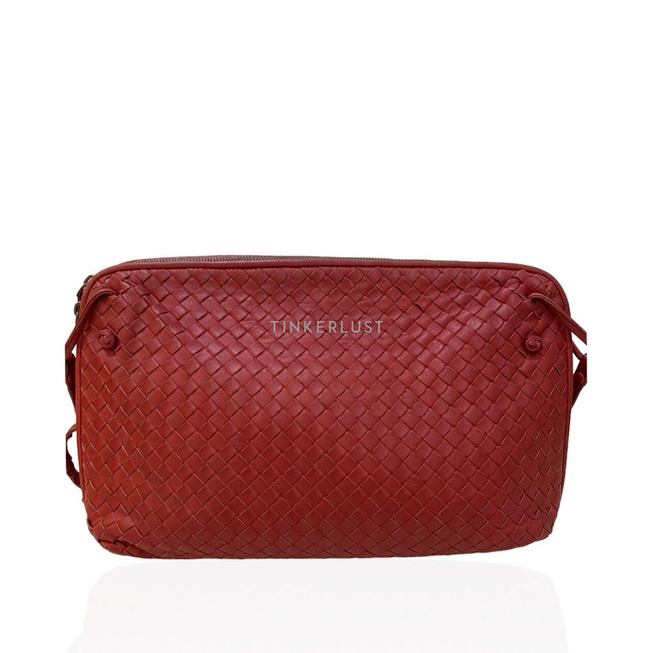 Bottega Veneta Nodini XL Red Shoulder Bag