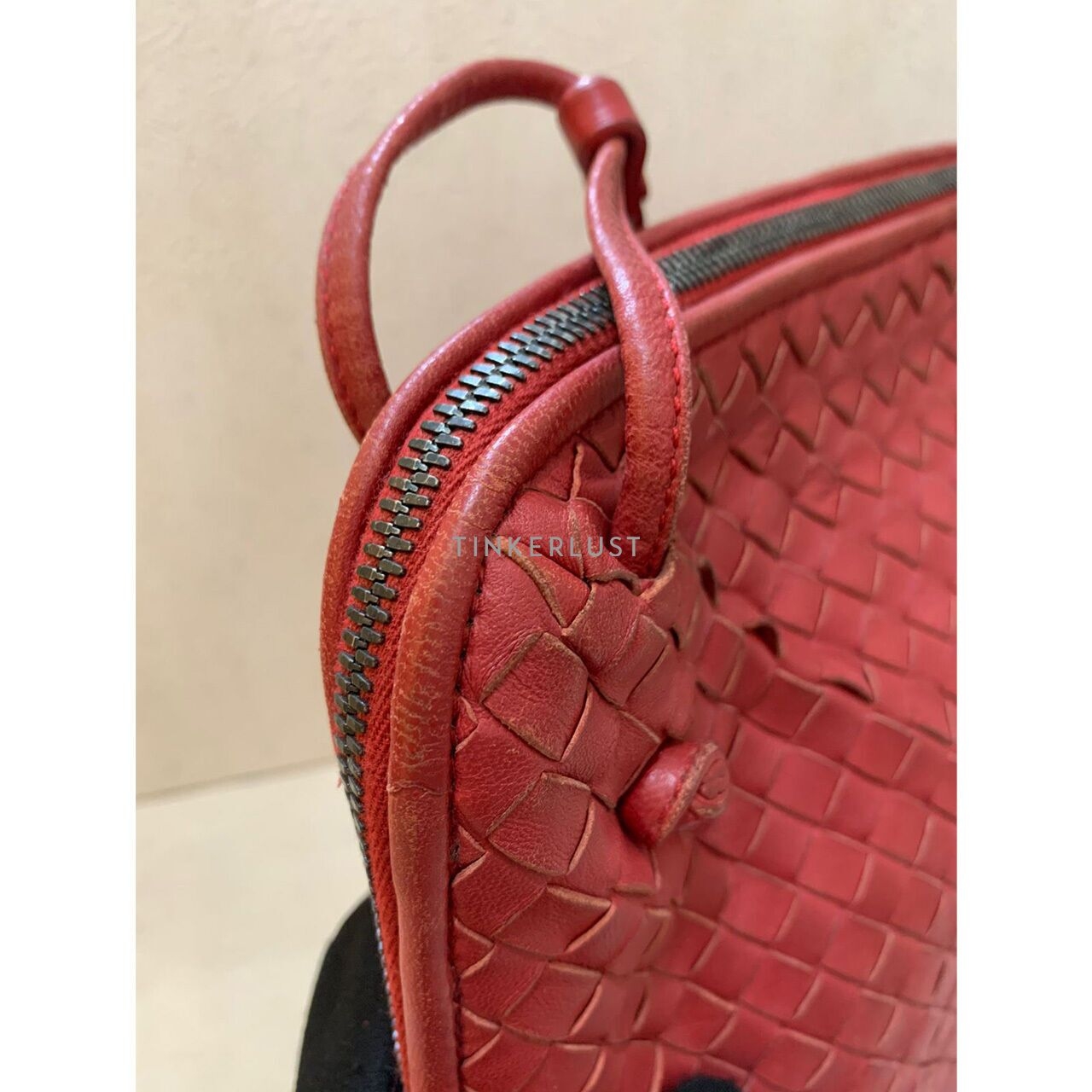 Bottega Veneta Nodini XL Red Shoulder Bag