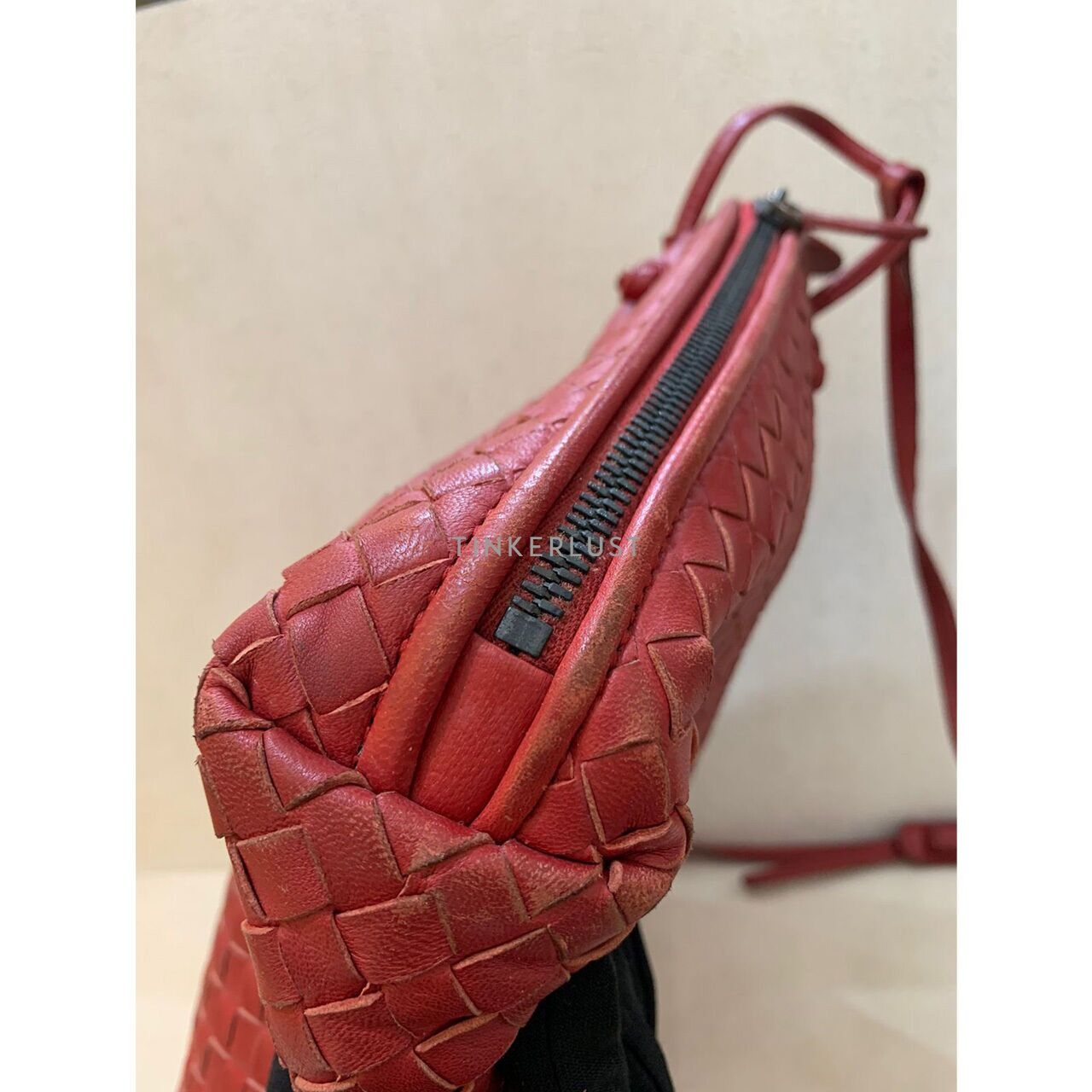 Bottega Veneta Nodini XL Red Shoulder Bag