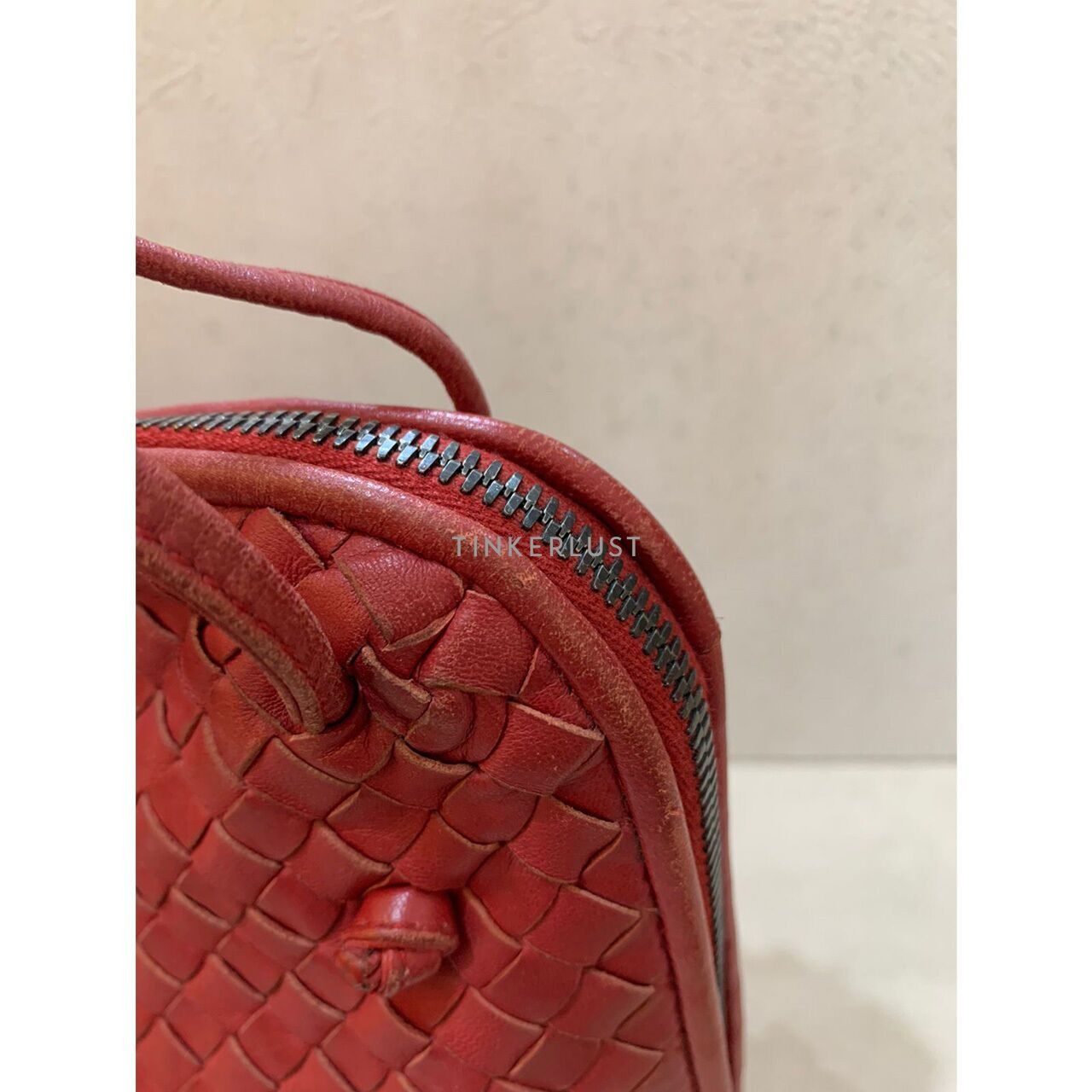 Bottega Veneta Nodini XL Red Shoulder Bag