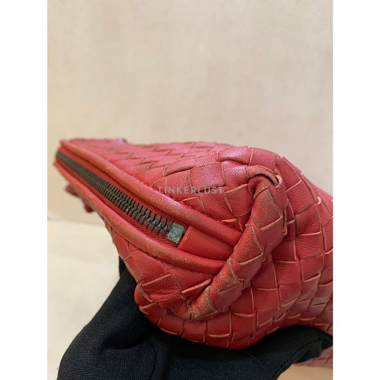 Bottega Veneta Nodini XL Red Shoulder Bag