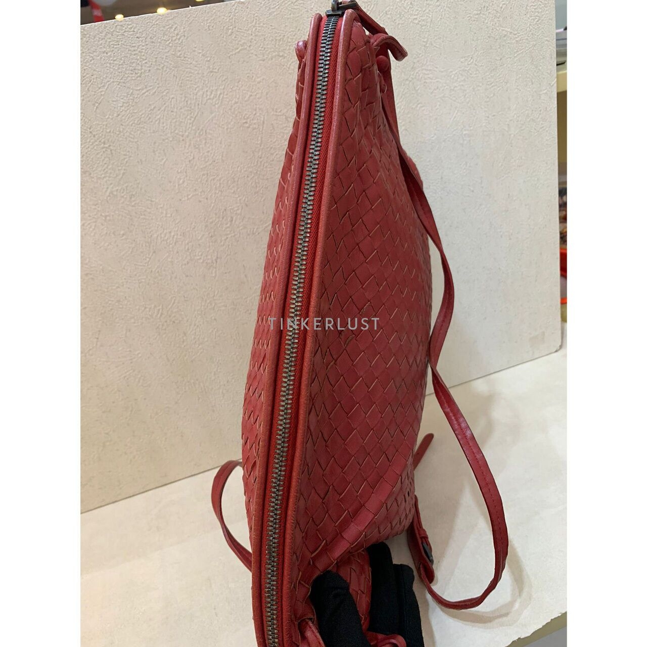 Bottega Veneta Nodini XL Red Shoulder Bag