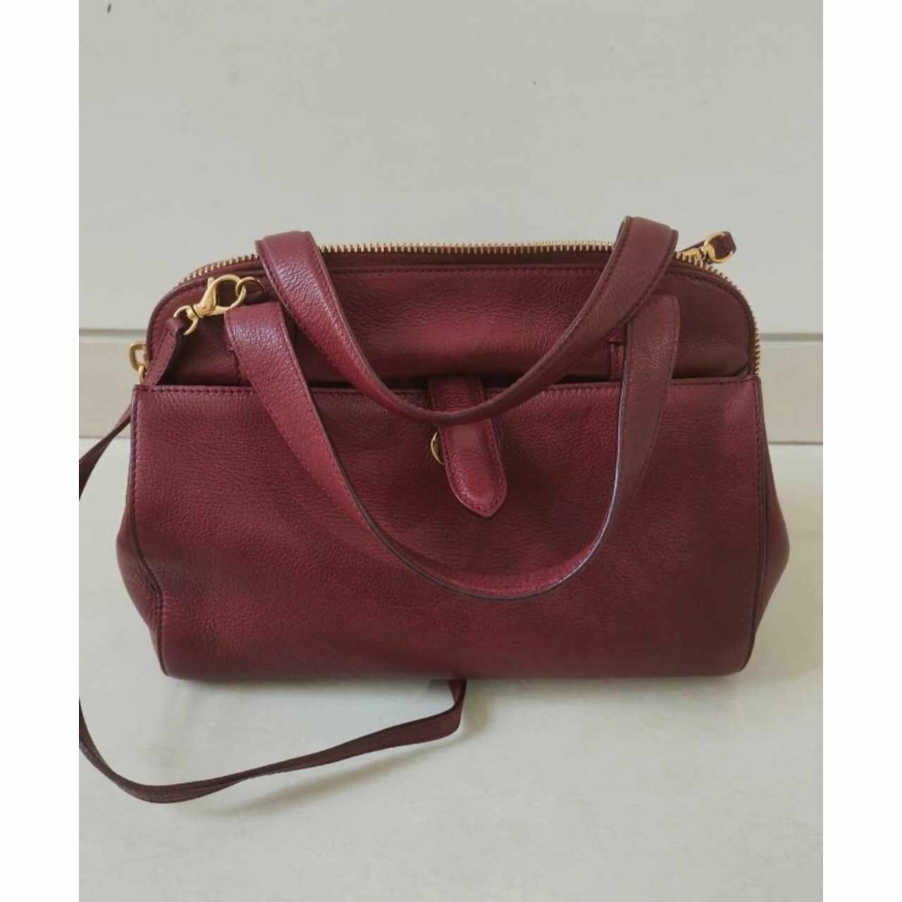 Marc Jacobs Maroon Daphne Sling Bag