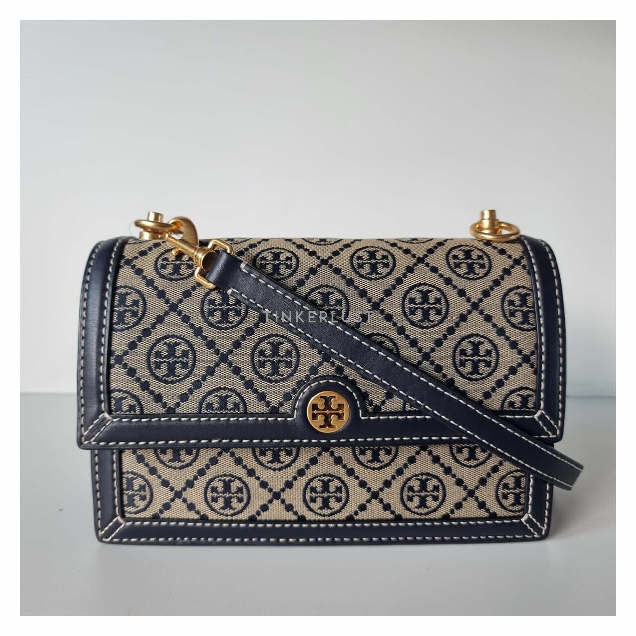 Tory Burch Monogram Jacquard Shoulder Bag