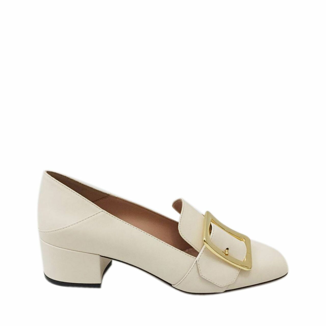 Bally Janelle BoneWhite Heels