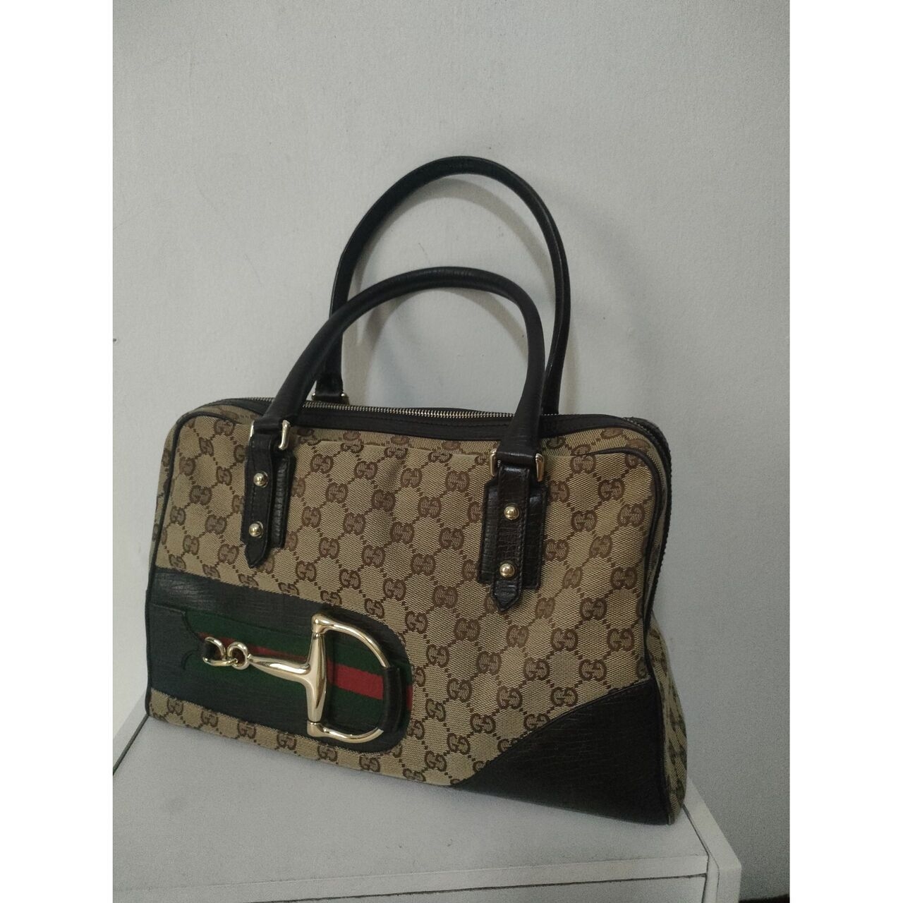 Gucci Silver Tote Bag