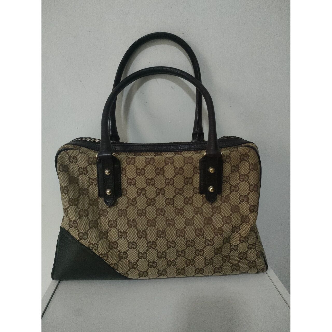 Gucci Silver Tote Bag