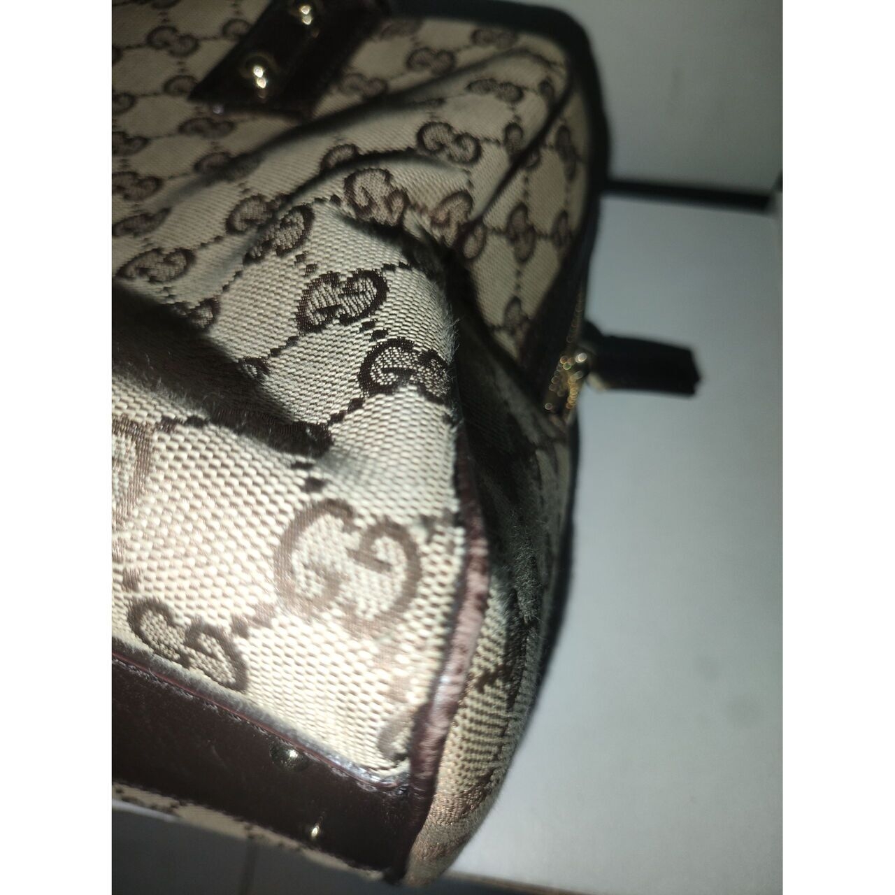 Gucci Silver Tote Bag