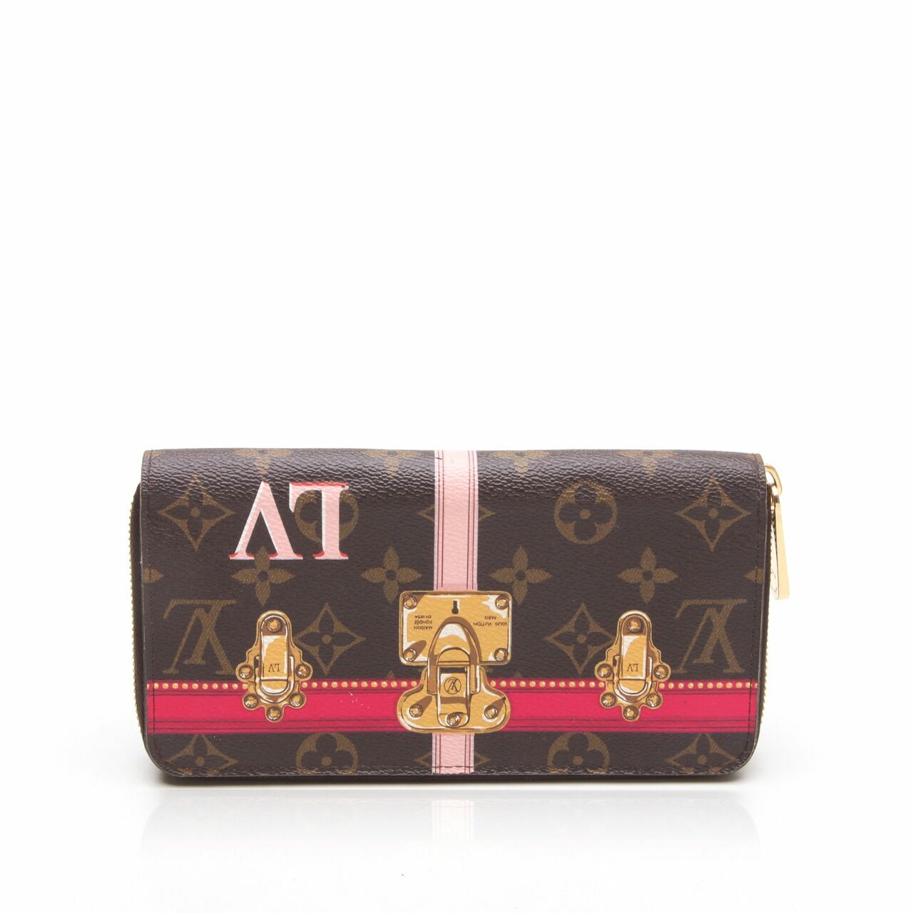 Louis Vuitton Monogram Summer Trunks Zippy Wallet 