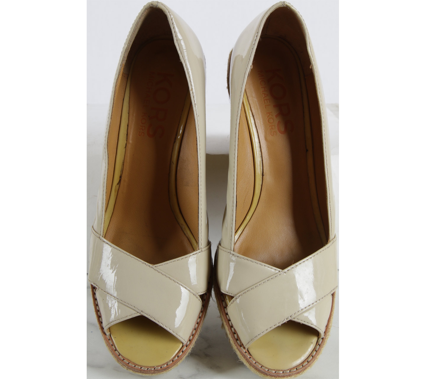 Michael Kors Cream Wedges