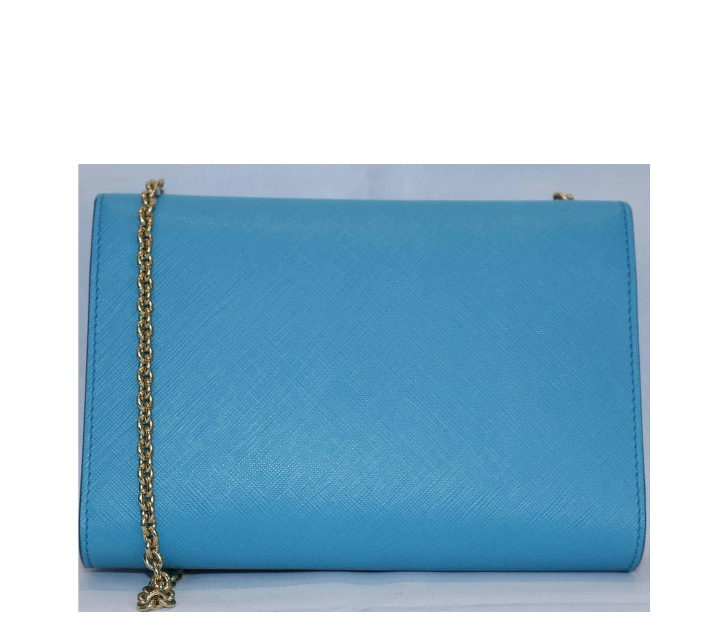 Salvatore Ferragamo Blue Clutch